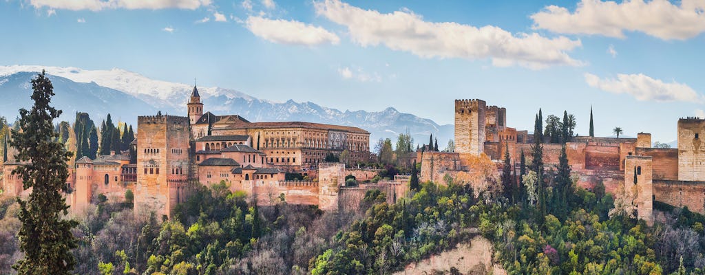 Tour met tickets naar het  complete Alhambra (Palacios, Alcazaba, Generalife, Tuinen)