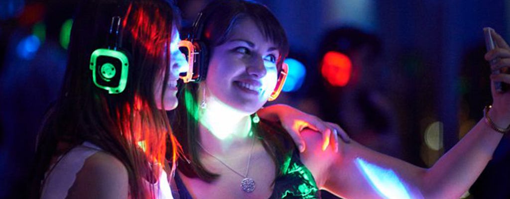 Amsterdam Silent disco club doświadczenie