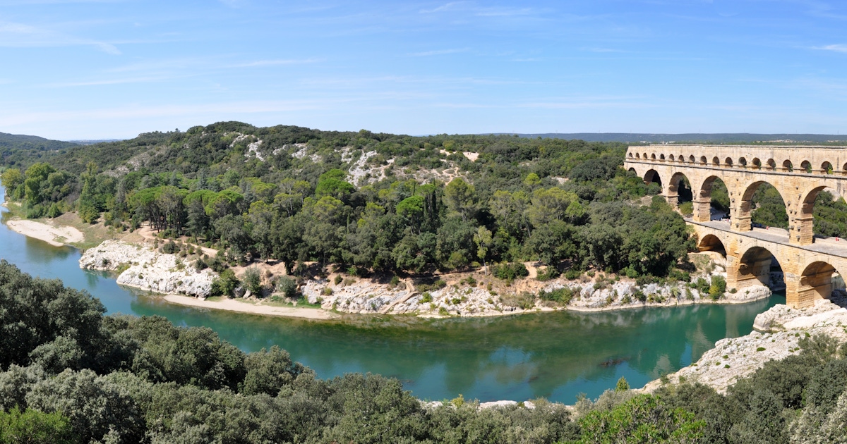 The Pont du Gard aqueduct