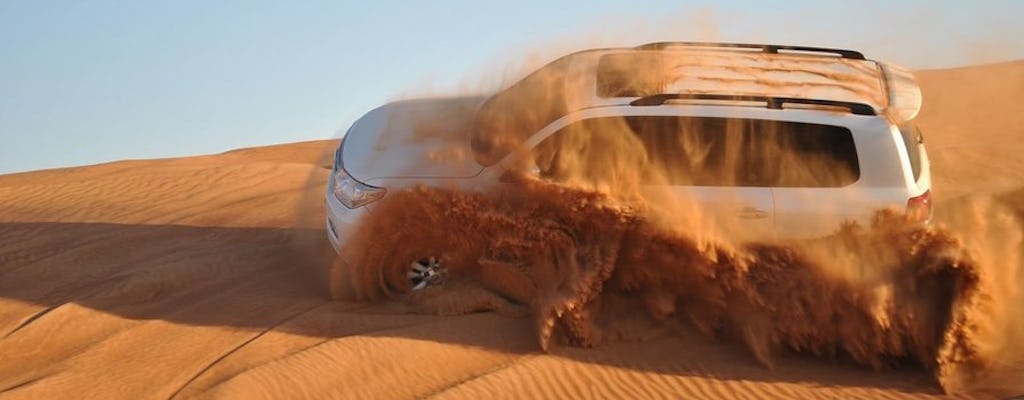 Dubai red desert safari with BBQ, camel ride and sandboarding
