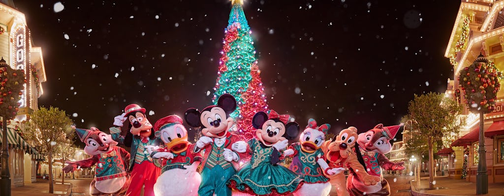 Um Natal da Disney na Disneylândia de Hong Kong