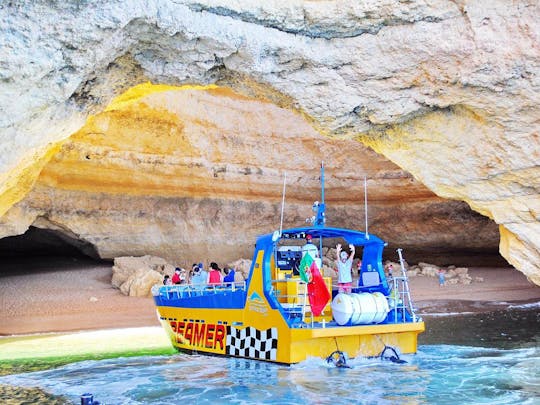 Dreamer Cave and Dolphins Boat Tour with Transport Albufeira