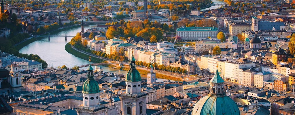 Salzburg panorama stadstour met koffie en cake