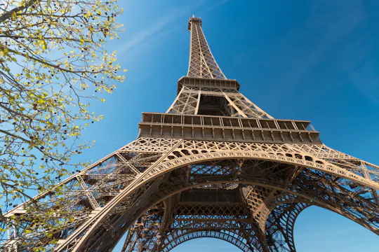 Visita guiada com áudio à Torre Eiffel, com refeição no seu terraço temporário