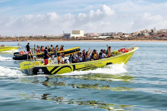 Visite en tout-terrain et croisière en bateau en Algarve