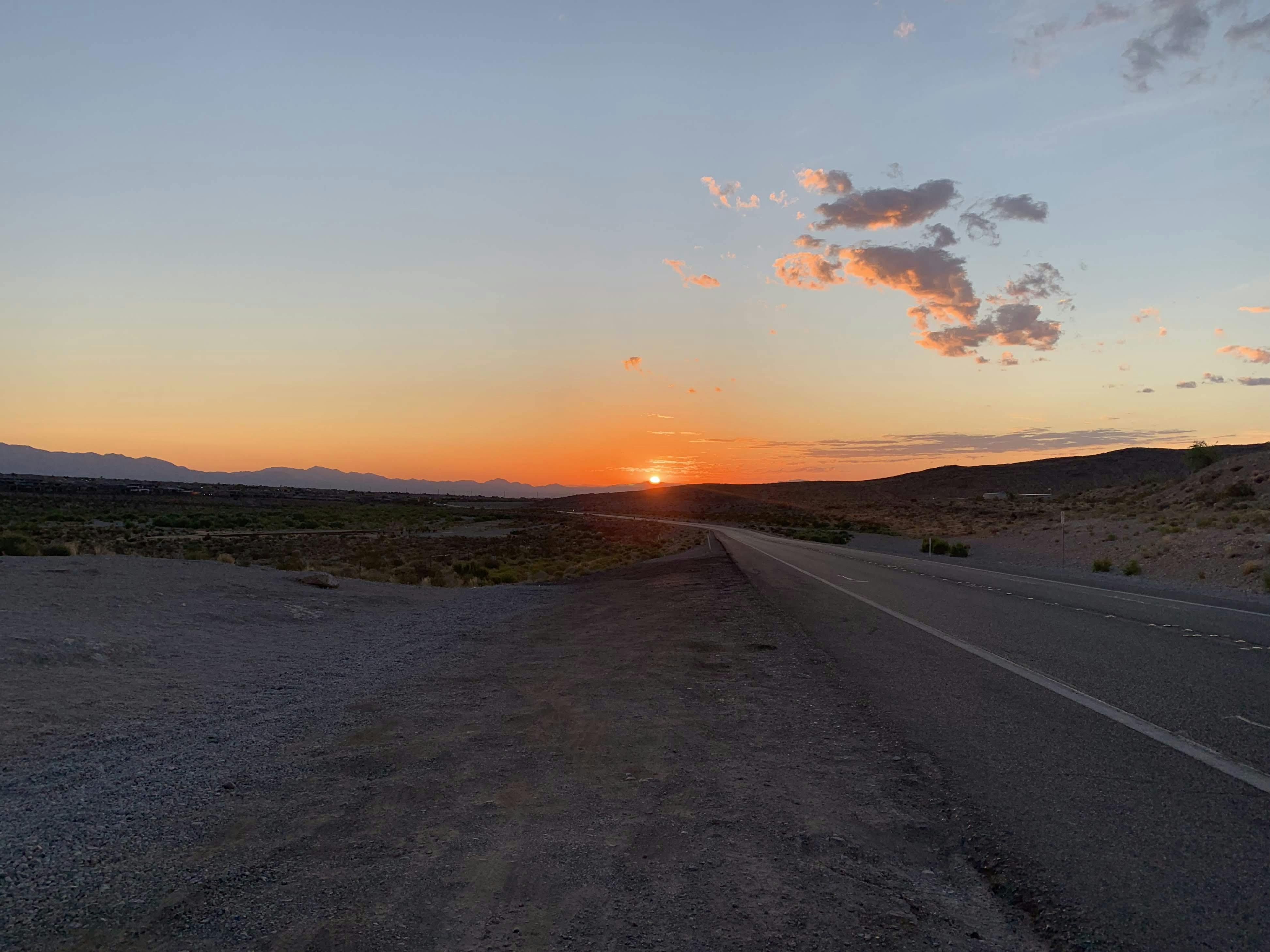 Zelfgeleide e-bike tour door Red Rock Canyon bij zonsopgang