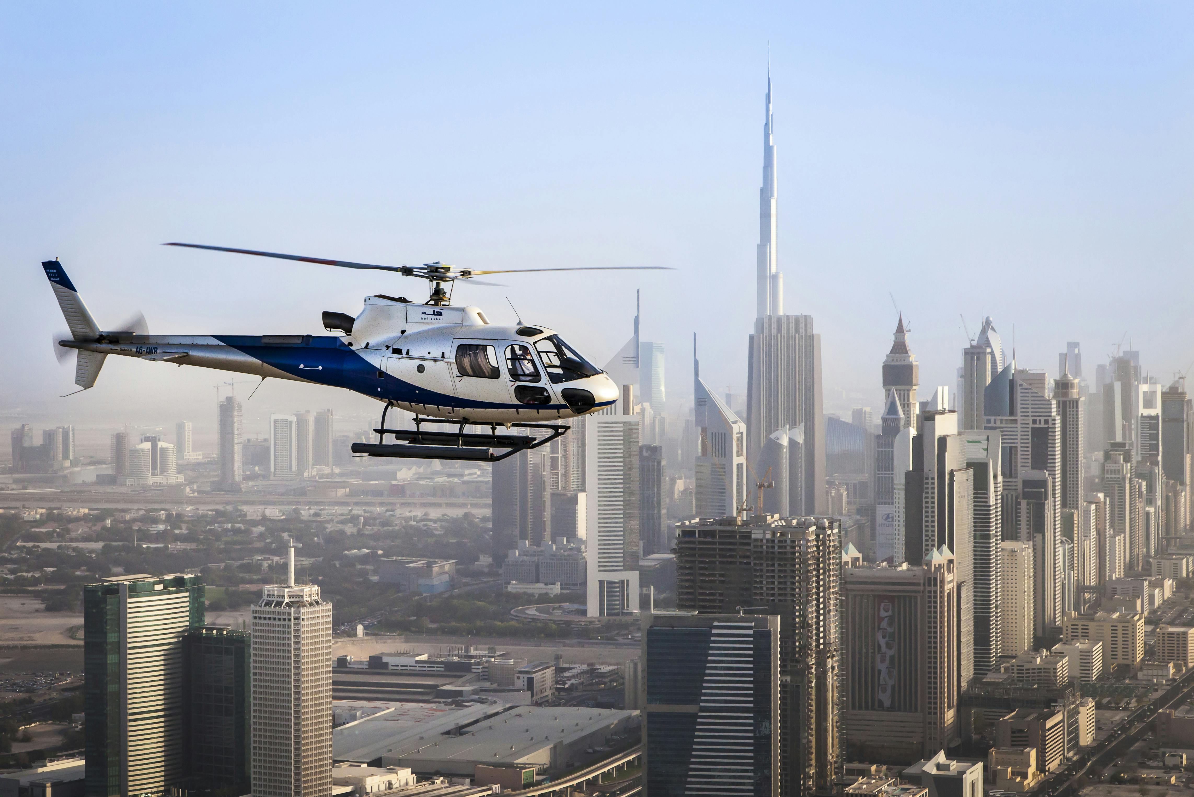12-minute helicopter tour over Dubai