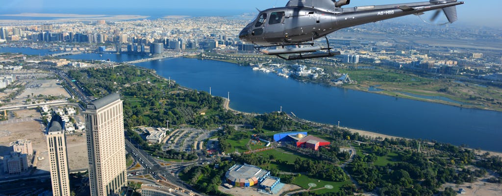 22 minuten durende helikoptertour over Dubai