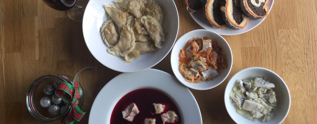 Sabores da aula de culinária polonesa de Natal