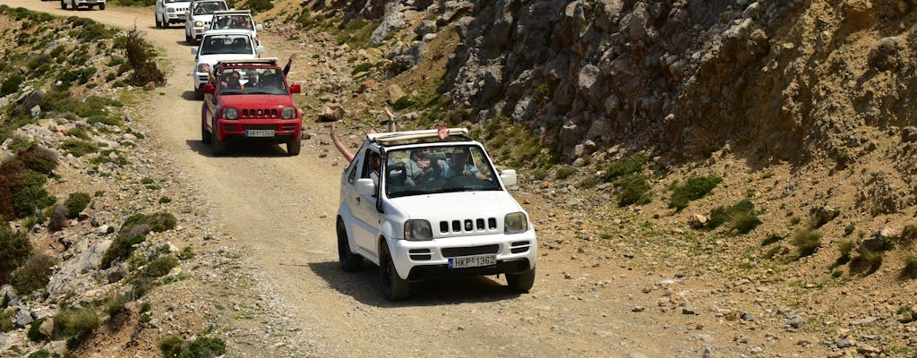 Wycieczka samochodem z napędem 4x4 po kreteńskich górskich miejscowościach