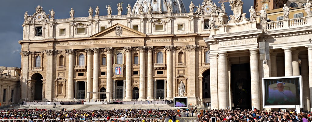 Visita combinada: audiencia papal + Museos Vaticanos, Capilla Sixtina y basílica de San Pedro