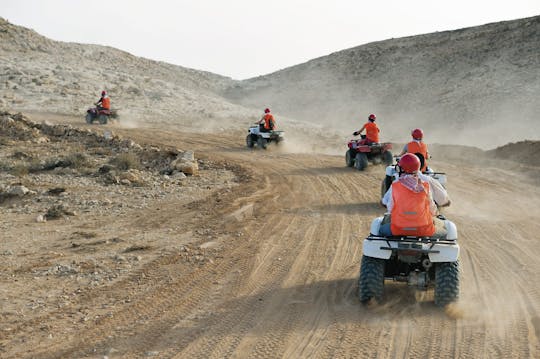 Quadtocht en sunset