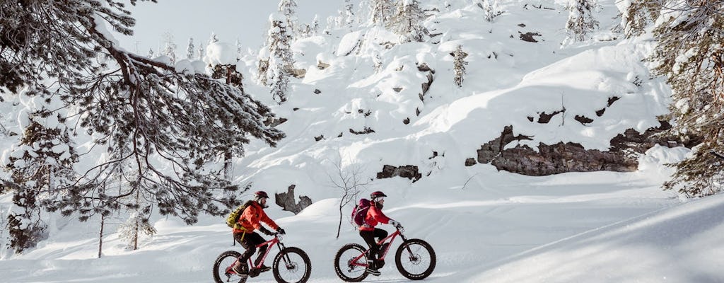 Visita el Parque Nacional Pyhä-Luosto en bicicleta eléctrica