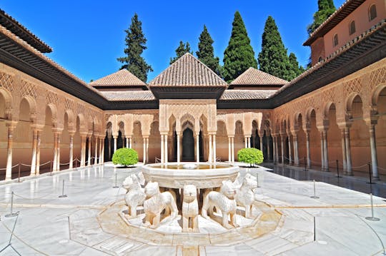 Alhambra guided group tour with Nasrid Palaces and Generalife Palace