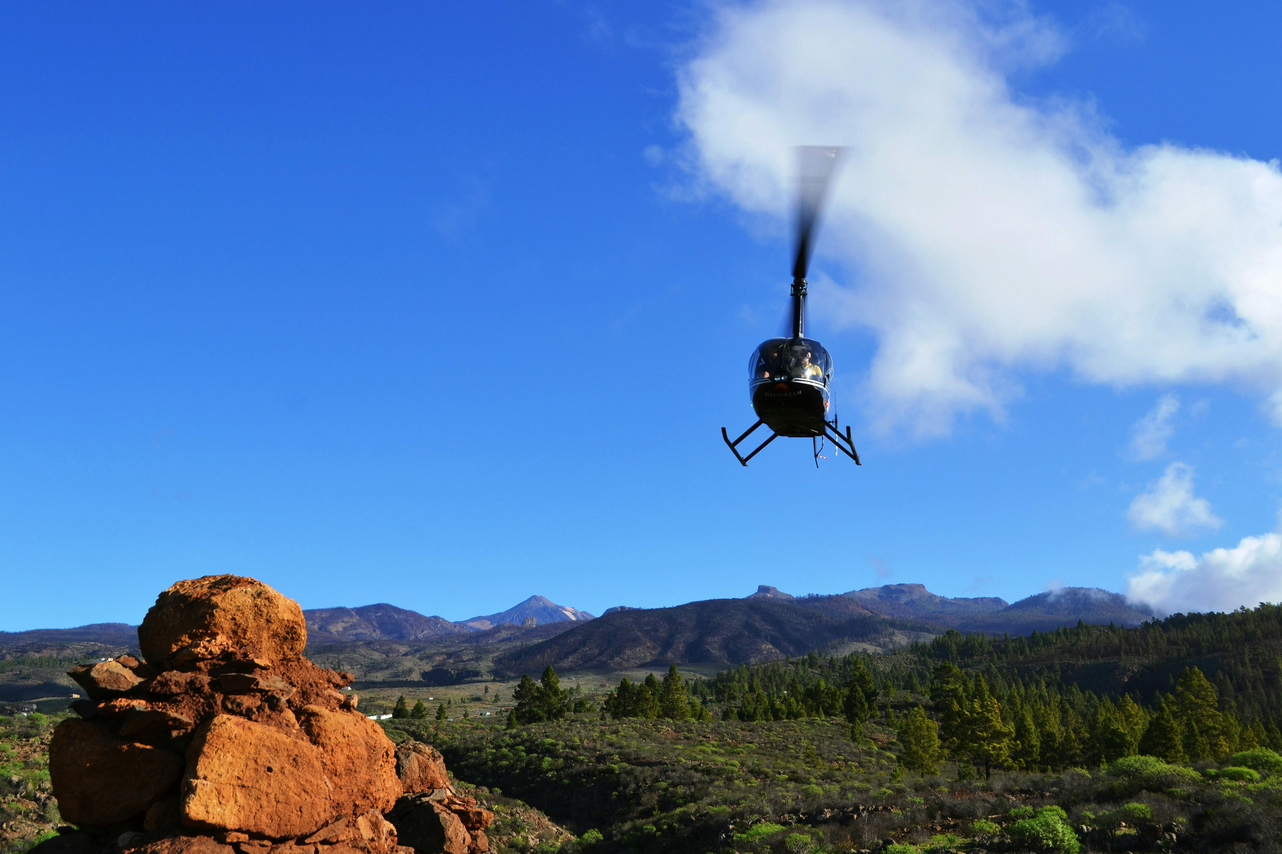 Teneriffa helikopterflygning