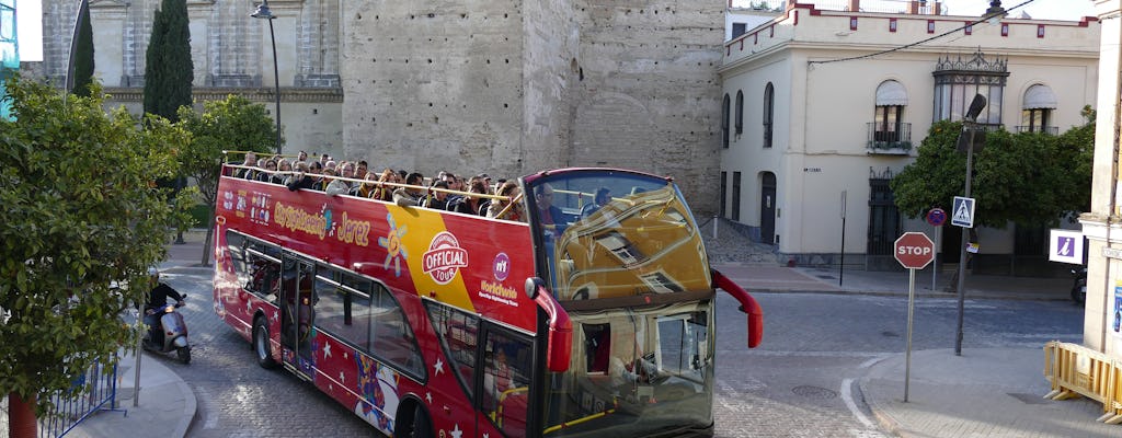 Visite en bus touristique de la ville de Jerez
