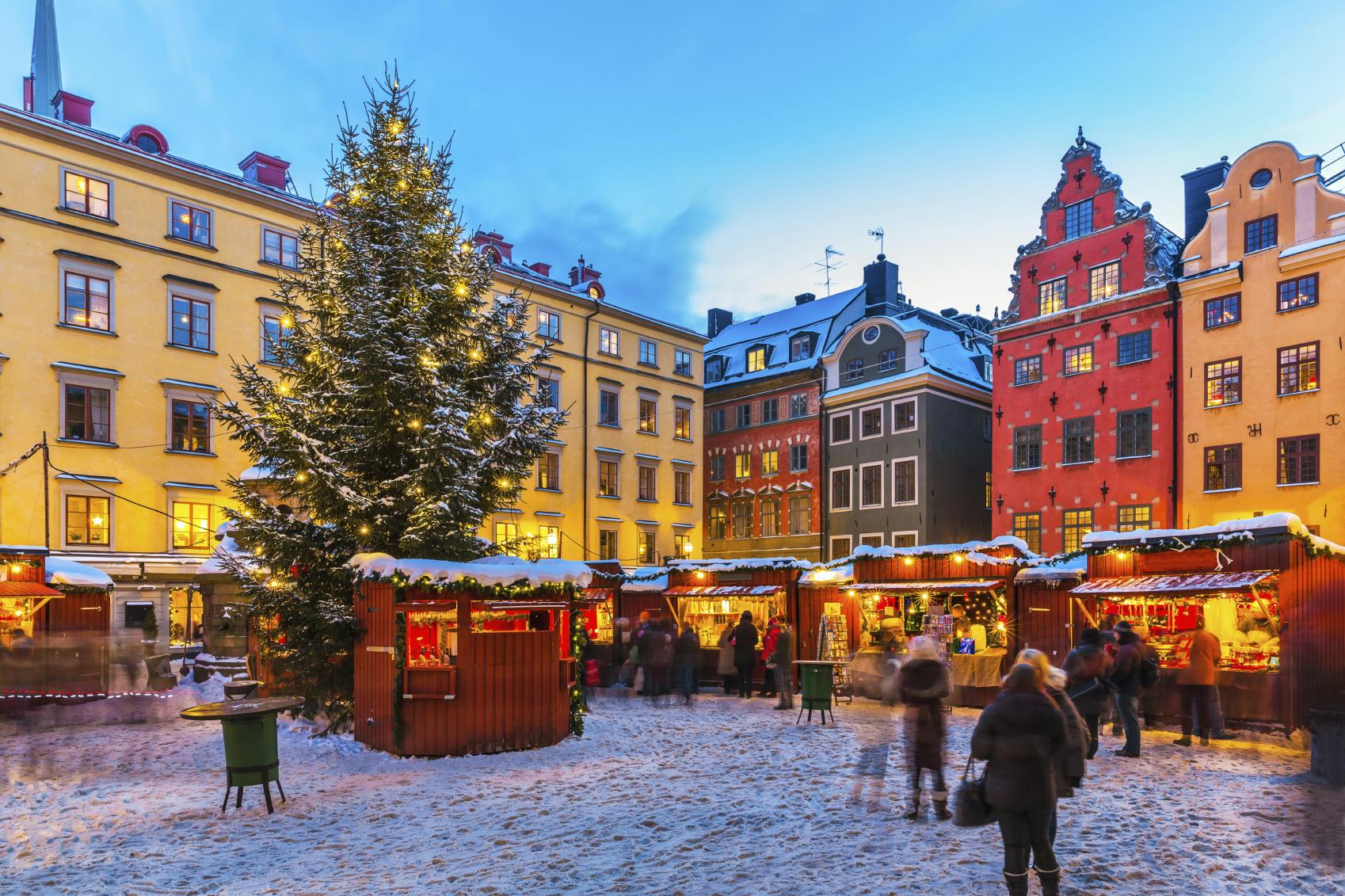Świąteczny duch w prywatnej pieszej wycieczce po Sztokholmie