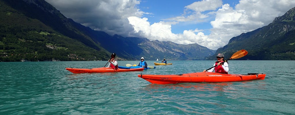 Half-day kayak tours on Lake Brienz