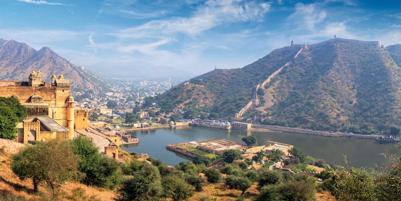 Jaipur-Stadt mit der ganztägigen Privattour Amber Fort