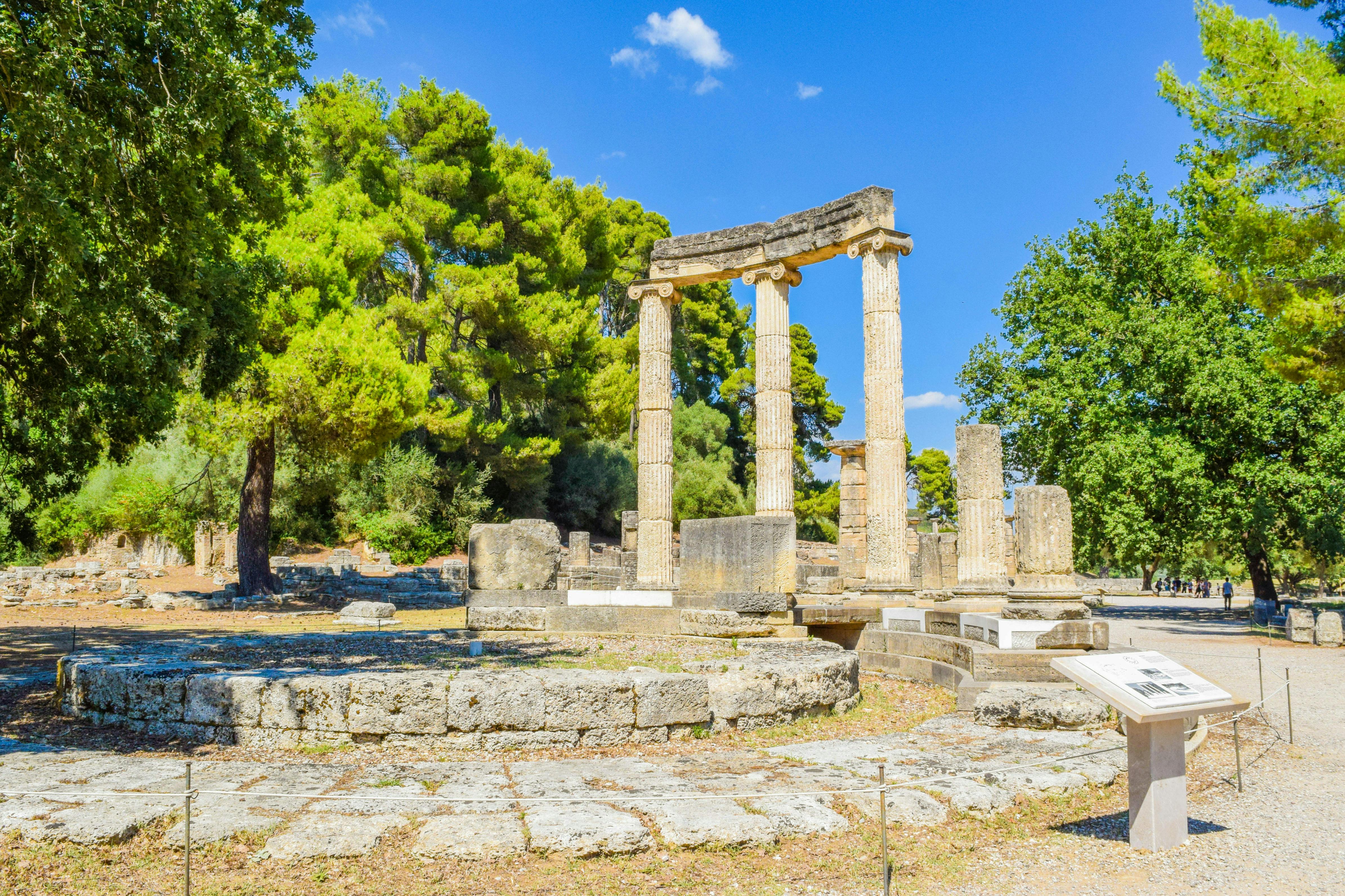 Udflugt til Olympias arkæologiske udgravninger fra Zakynthos