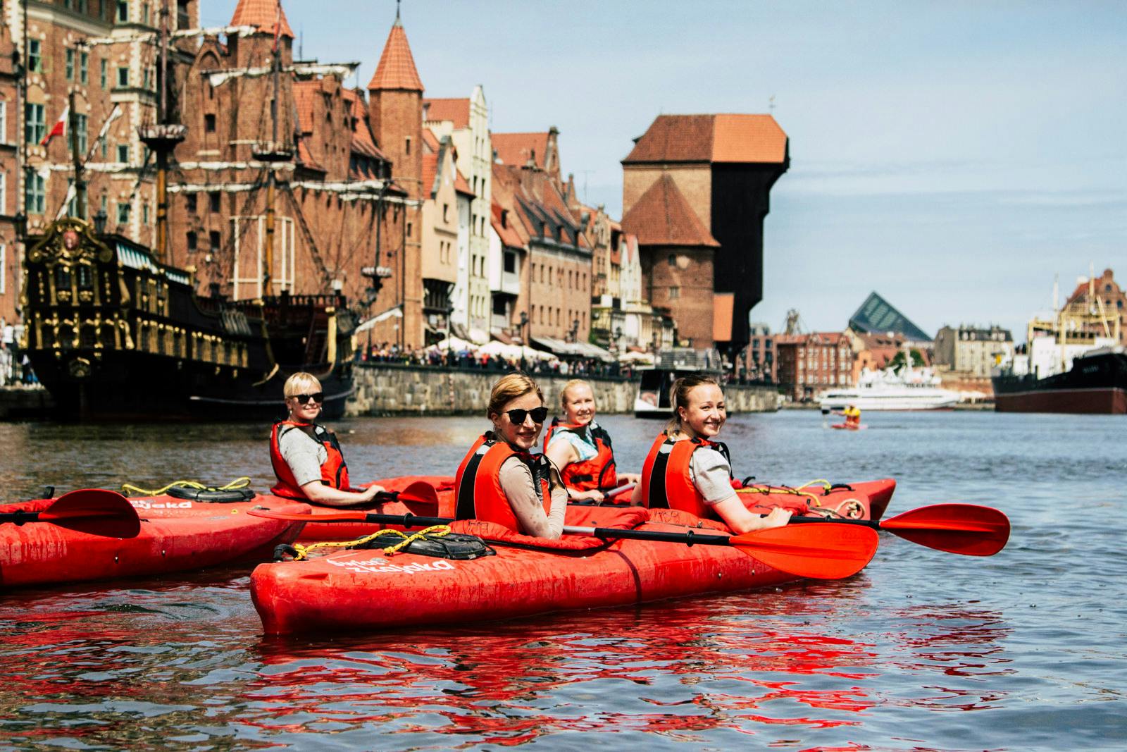 Tour guidato in kayak di Danzica