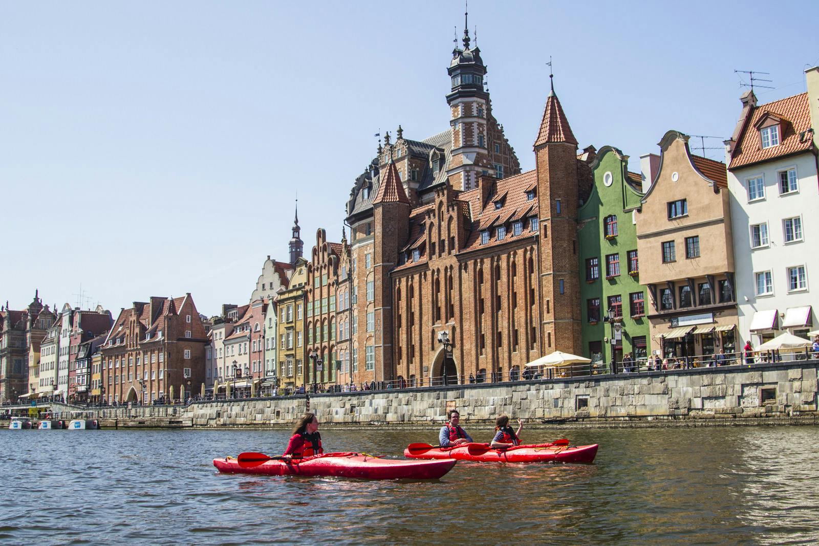 Privé kajaktour door Gdansk