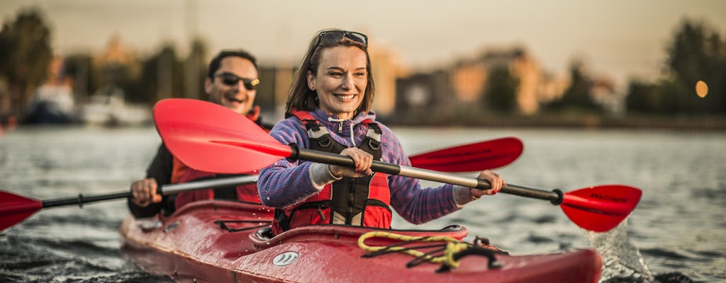 Guided sunset kayak tour of Gdansk