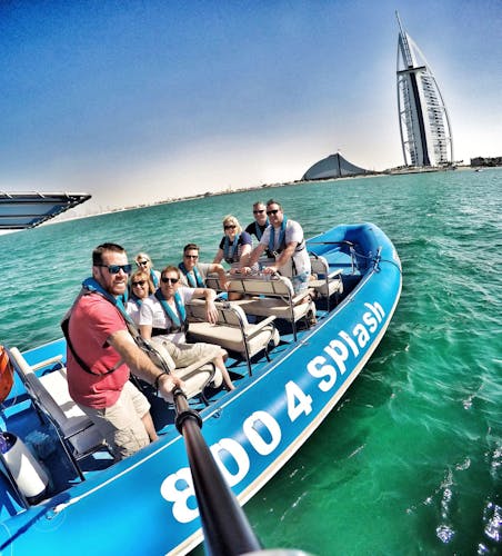 1.5-hour speedboat sightseeing tour from Dubai Marina