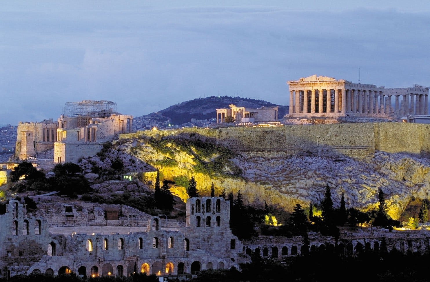 Athènes de nuit