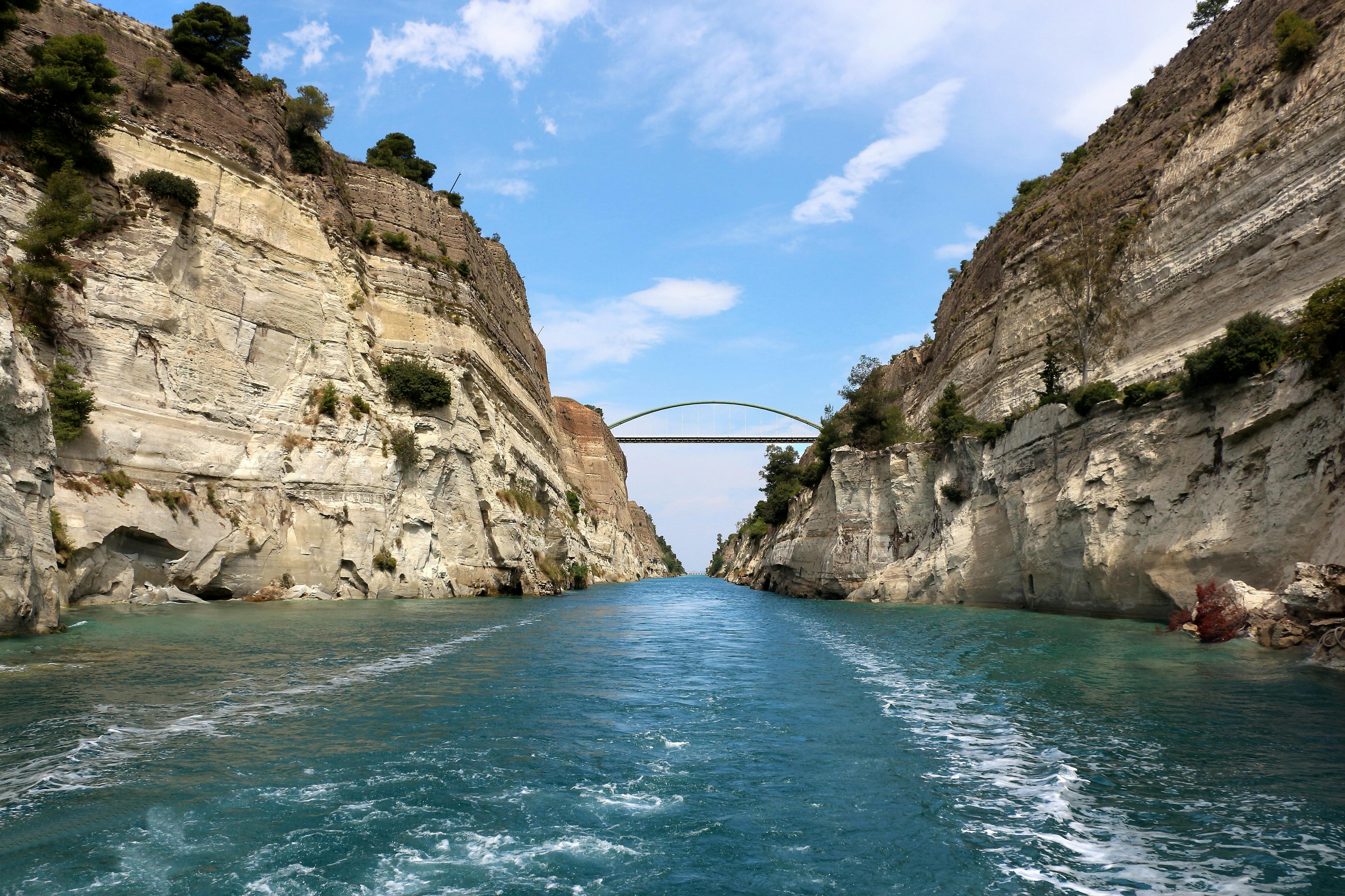 Excursion en bateau sur le Canal de Corinthe