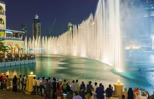 Dubai by night tour and dining experience at Burj Khalifa