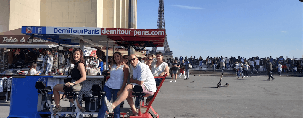Beer Bike Bar tour of Paris