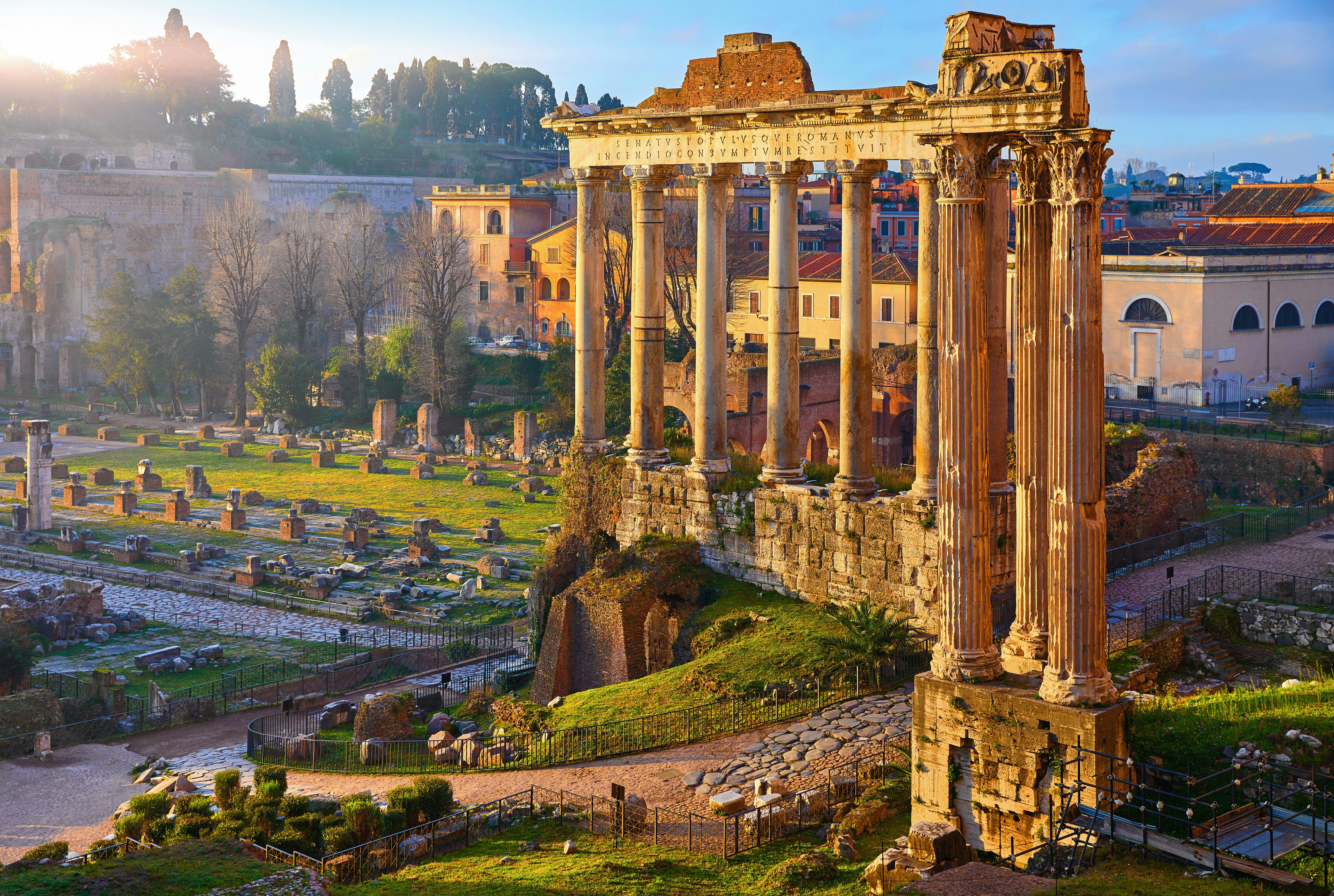 Vídeo multimedia de la antigua Roma