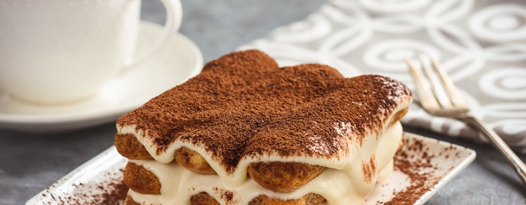 Excursão particular de degustação de café expresso, gelato e tiramisù