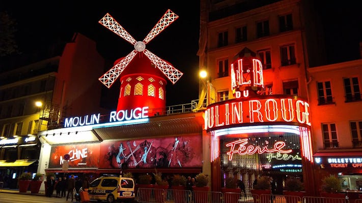 Crucero por el río Sena y espectáculo en el Moulin Rouge de París