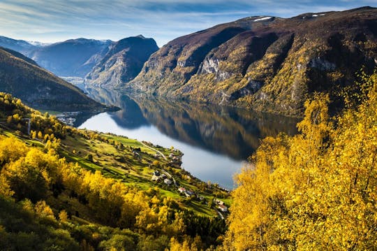 Guided day tour with the Sognefjord express and Flåm Railway from Bergen