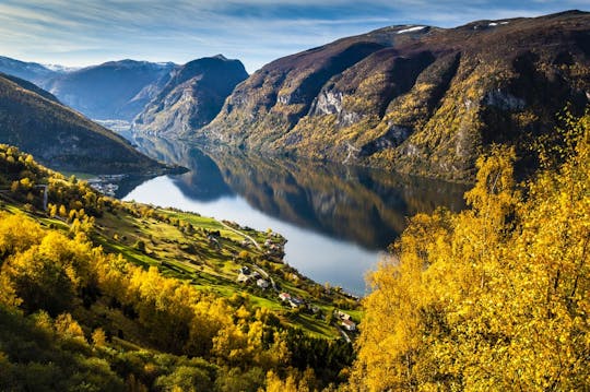 Guided day tour with the Sognefjord express and Flåm Railway from Bergen