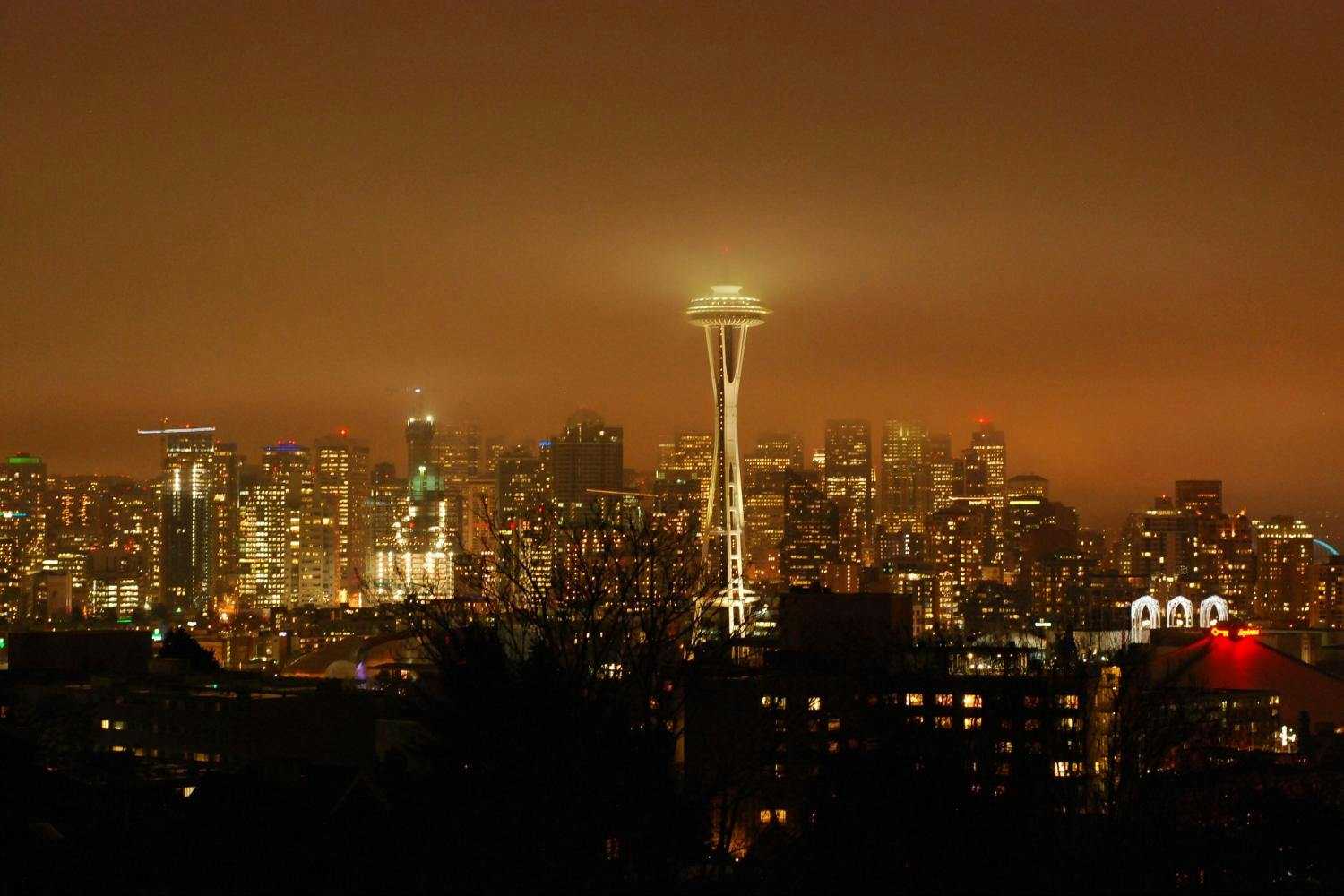 Nocna wycieczka po Seattle