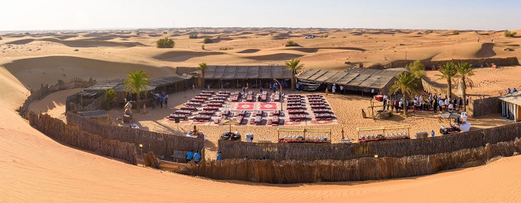 Al Maha Desert Reserve dune dinner safari