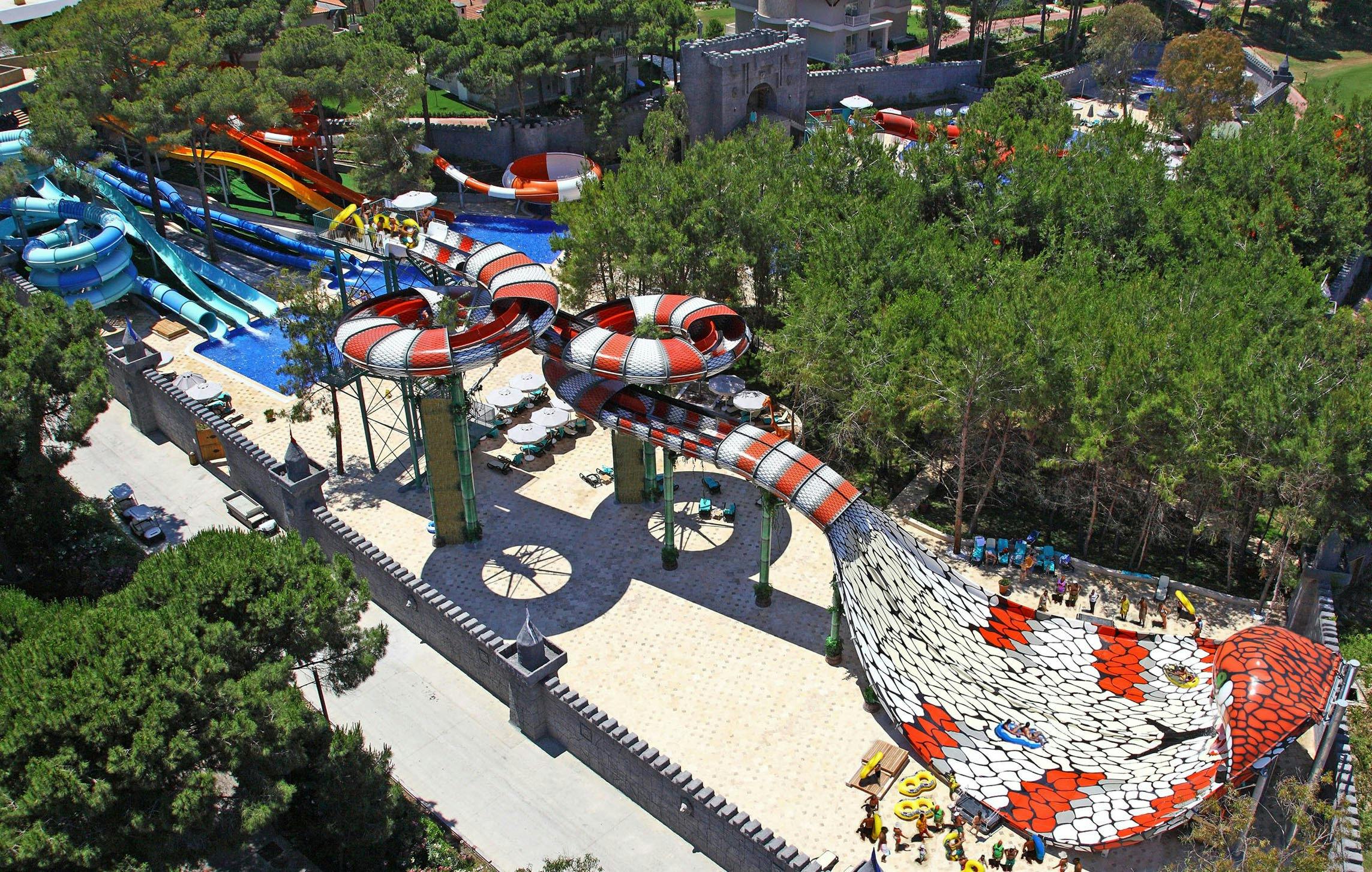 Aqualand waterpark with transfer