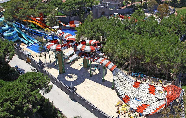 Aqualand waterpark with transfer