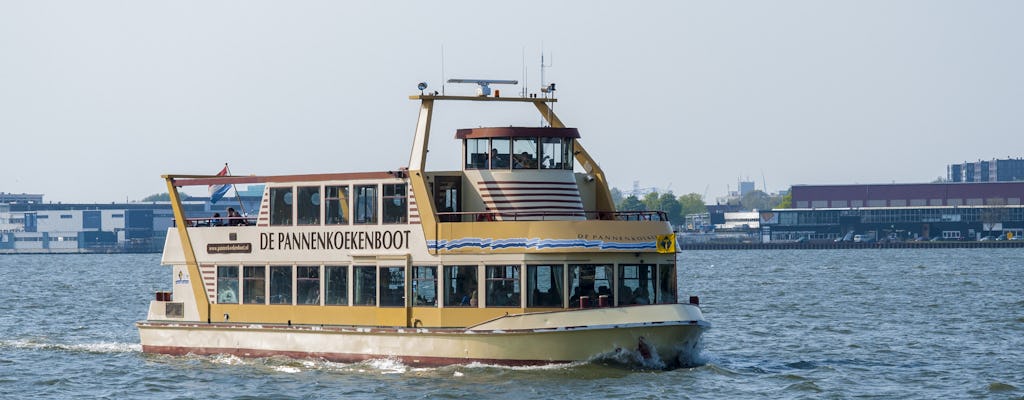 Croisière aux crêpes de 75 minutes à Amsterdam