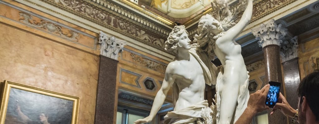 Visita guiada pela Galleria Borghese e pelos jardins da Villa Borghese