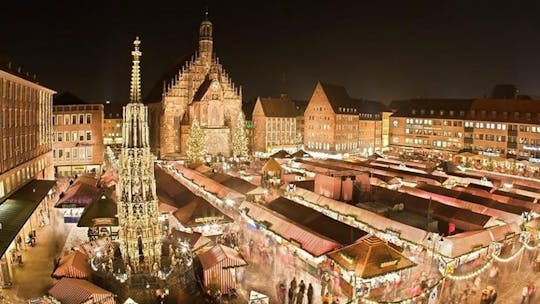 Cidade velha de Nuremberg com tour privado pelo mercado de Natal