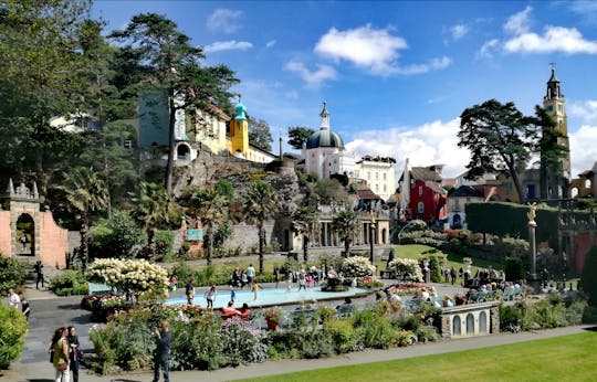 Visite d'une journée de Portmeirion, des châteaux et du point de vue de Snowdonia