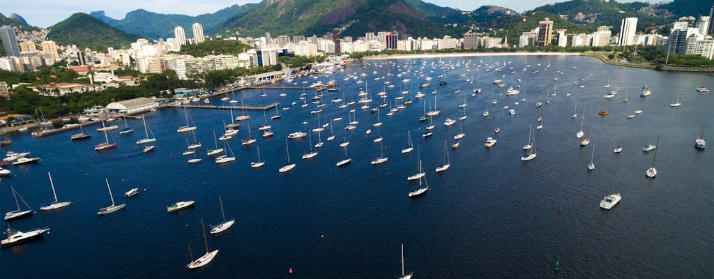 Rio by the sea Guanabara Bay cruise with lunch and Christ Redeemer by train