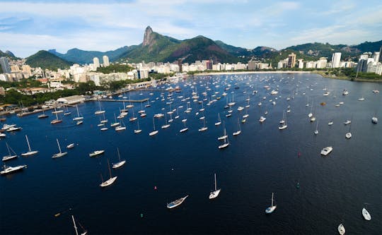 Rio by the sea Guanabara Bay cruise with lunch and Christ Redeemer by train