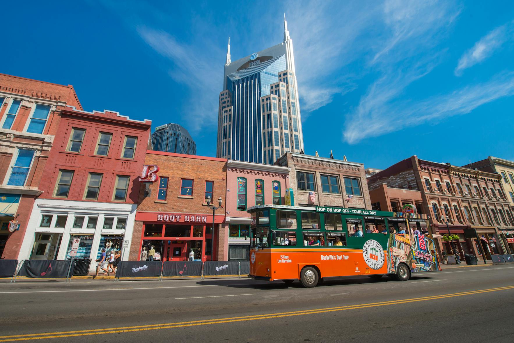 Visites en tramway de la vieille ville de Nashville