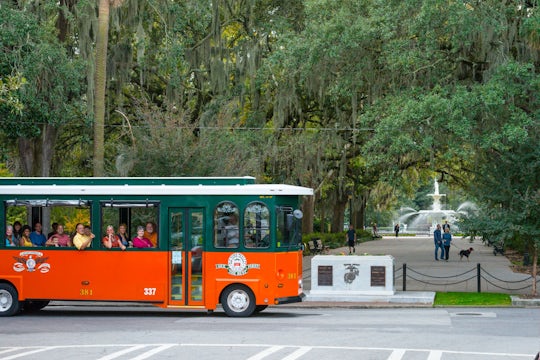 Old Town Trolley tours of Savannah