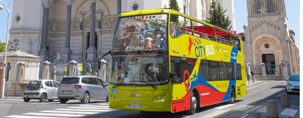Hop-on-Hop-off-Bustour durch die Stadt Lyon